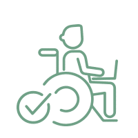 Illustration fauteuil roulant