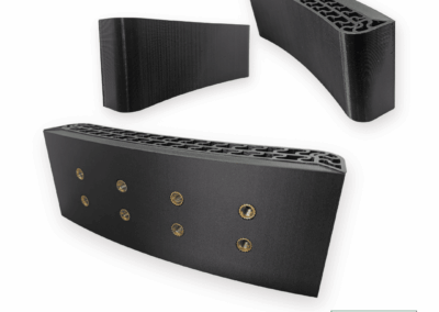 Mousse brevetée de lissage et d'encollage en impression 3d pour secteur industriel embouteillage