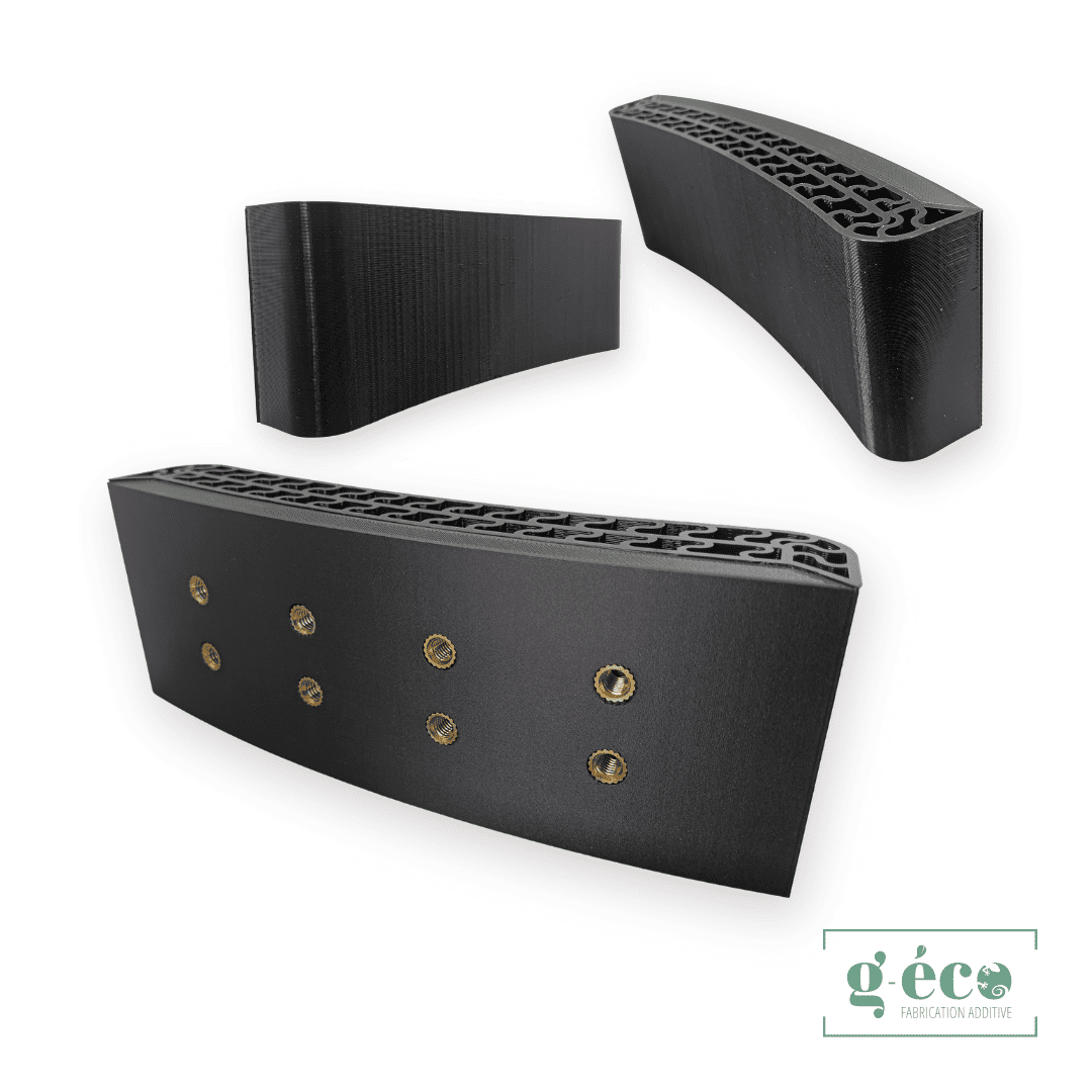 Mousse brevetée de lissage et d'encollage en impression 3d pour secteur industriel embouteillage