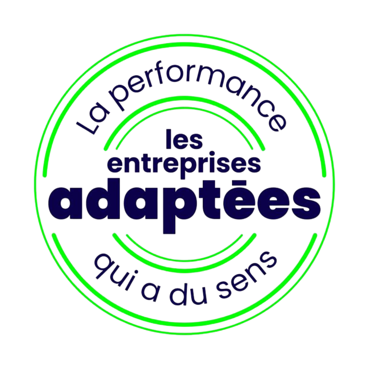 Logo Les entreprises adaptées, la performance qui a du sens