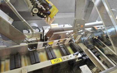 Pièce de format critique sur ligne de conditionnement pharmaceutique