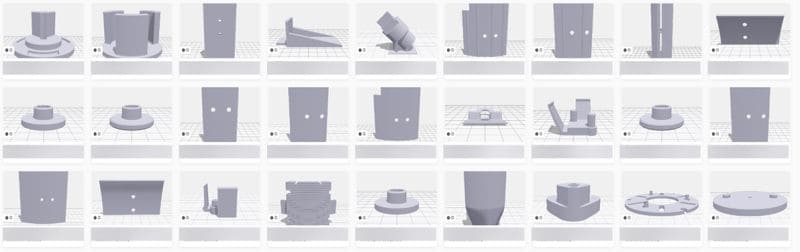Stock numérique de pièces fonctionnelles et composants du secteur industriel 