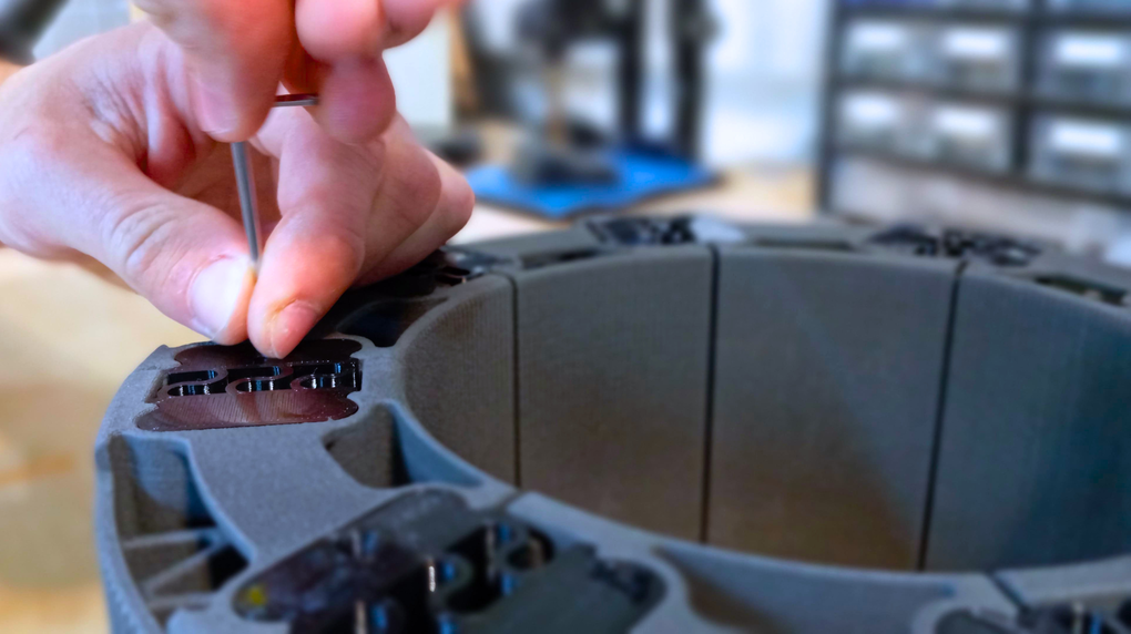 Montage et maintenance facile de l'adaptateur mandrin
