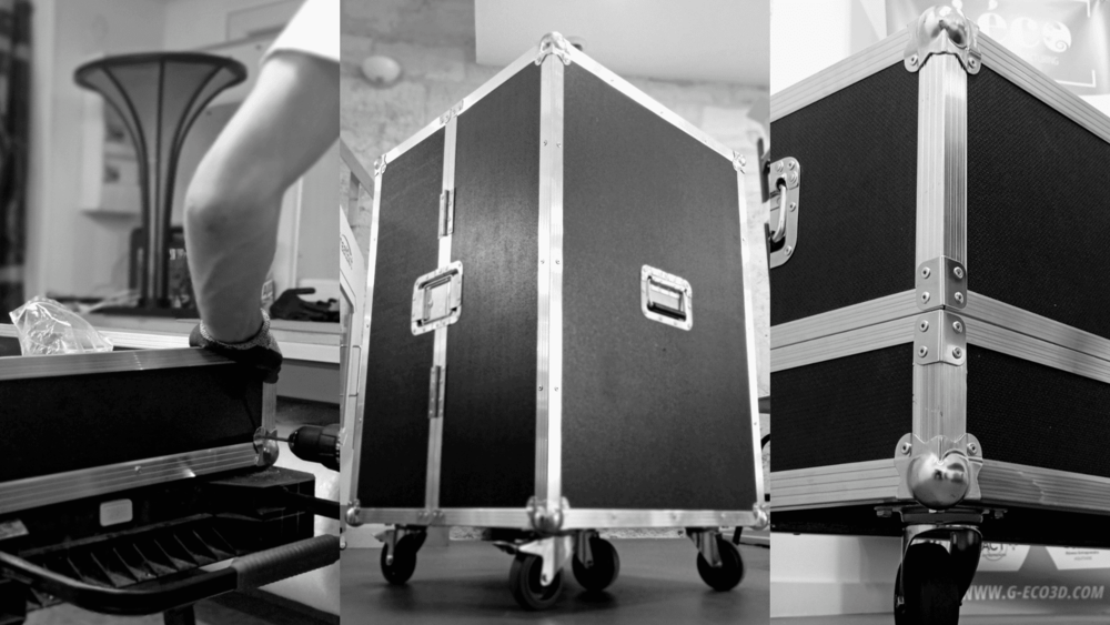 Flight case sur mesure pour le transport de maquettes